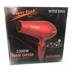 Secador Cabello Super Look Slp-8600 Mujeres Ceramica Iones (Entrega Inmediata)