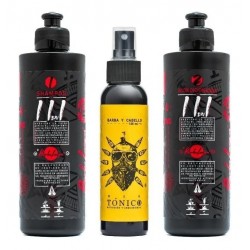 Barba Larga® Kit X3 Bio Tónico + Sham (Entrega Inmediata)