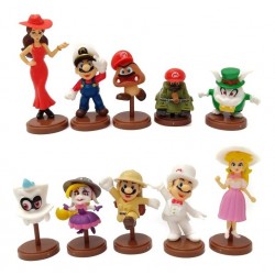 Super Mario Odyssey Harriet Colección 10 Figuras En Bolsa (Entrega Inmediata)