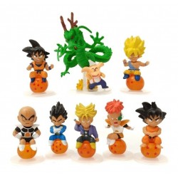 Dragon Ball Z Shenron Colección X 8 Figuras En Bolsa (Entrega Inmediata)