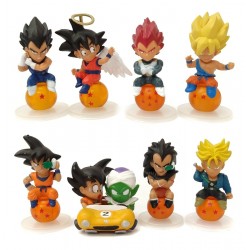 Dragon Ball Z Raditz Colección X 8 Figuras En Bolsa (Entrega Inmediata)