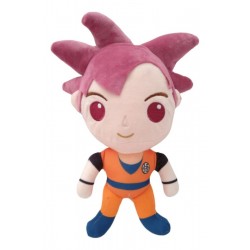 Dragon Ball Z Super Saiyan Dios Rojo Goku Peluche Mediano (Entrega Inmediata)
