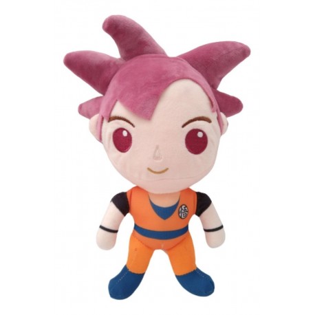 Dragon Ball Z Super Saiyan Dios Rojo Goku Peluche Mediano (Entrega Inmediata)