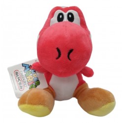 Super Mario Bros Red Yoshi Rojo Peluche Pequeño (Entrega Inmediata)
