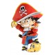 Figura Goku Niño Pirata Dragon Ball + Obsequio (Entrega Inmediata)