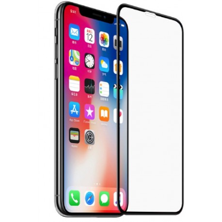 Vidrio Curvo Original Protector 3d iPhone X Negro (Entrega Inmediata)