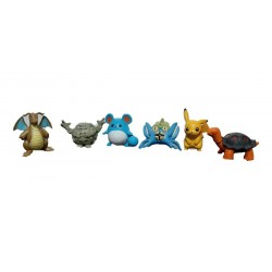 Figura Pokemon Set X6 Anime Pikachu (Entrega Inmediata)