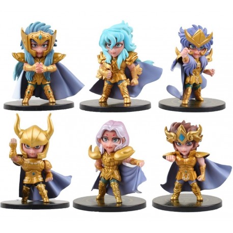 Figura Caballeros Dorados Del Zodiaco Aries Picis Leo (Entrega Inmediata)