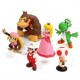 Figuras Mario Bros Coleccion X 6 Figuras Donkey Kong - Toad (Entrega Inmediata)