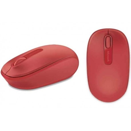 Microsoft Ratón Móvil Inalámbrico 1850 - Rojo (Entrega Inmediata)