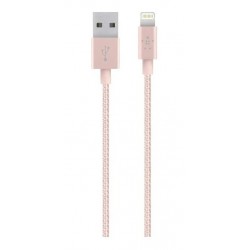 Cable Belkin Lightning/usb 1,2 Metros Metálico Rosado (Entrega Inmediata)