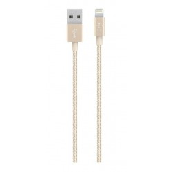 Cable Belkin Lightning/usb 1,2 Metros Metálico Dorado (Entrega Inmediata)