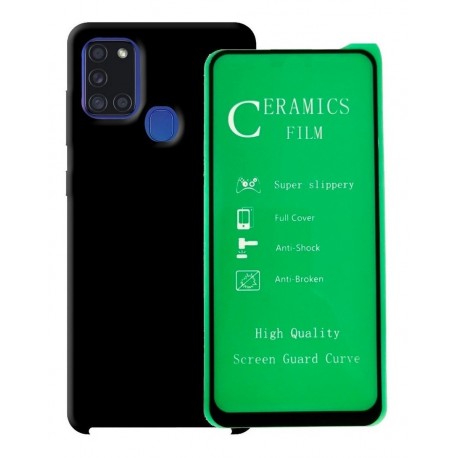 Funda Estuche Silicone Case + Vidrio Ceramico Samsung (Entrega Inmediata)