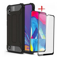 Estuche Antigolpes Reforzado + Vidrio 5d Full Samsung A10 (Entrega Inmediata)