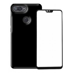 Estuche Antigolpe + Vidrio Templado 5d Full Xiaomi Mi 8 Lite (Entrega Inmediata)