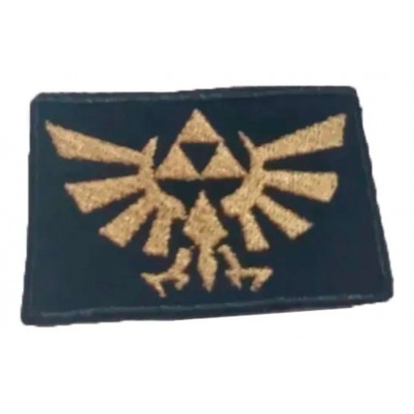 La Legenda De Zelda Parche Aplique Bordado Trifuerza (Entrega Inmediata)