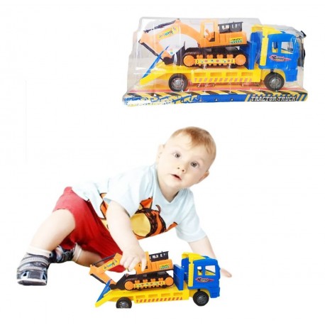 Carro Set Grúa Retroexcavadora Juegos Jugueteria Didáctico (Entrega Inmediata)