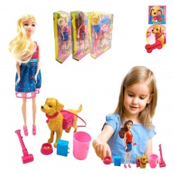 Muñeca Juguete Tipo Barbie Accesorios Hermosa Didactica (Entrega Inmediata)