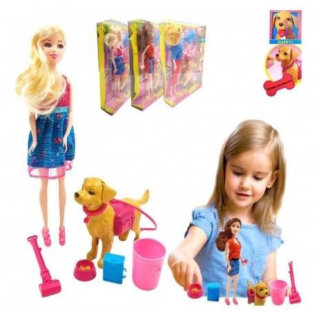 Muñeca Juguete Tipo Barbie Accesorios Hermosa Didactica (Entrega Inmediata)