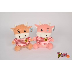 Vaca Toro De Peluche Suave 35cm 2635 (Entrega Inmediata)
