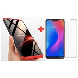 Estuche 360 De Lujo + Vidrio Templado 2d Xiaomi Mi 8 Lite (Entrega Inmediata)