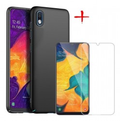 Protector Funda Estuche De Lujo + Vidrio 2d Samsung A10 (Entrega Inmediata)