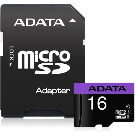 Memoria Micro Sd Adata 16 Gb C 10 Uhs-i 80 Mb/seg (Entrega Inmediata)