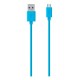 Cable Belkin De Sincronización Carga Micro Usb Mixit Azul (Entrega Inmediata)