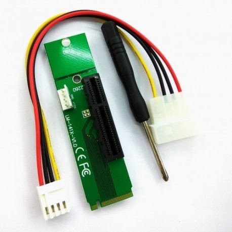 Convertidor De Puerto De Disco M2 Ngff A Pci-express 4x (Entrega Inmediata)