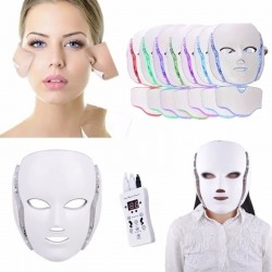 Mascara Con Cuello Led Fototerapia Facial (Entrega Inmediata)