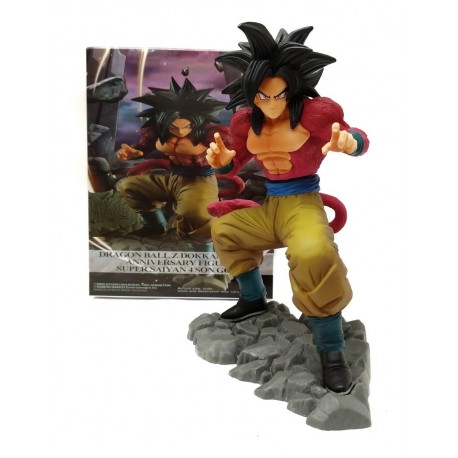 Dragon Ball Dokkan Battle Goku Super Saiyan 4 Figura En Caja (Entrega Inmediata)