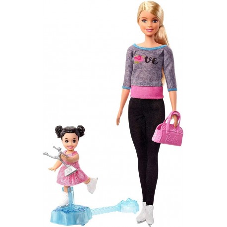 Muñeca Barbie Entrenadora De Patinaje Sobre Hielo (Entrega Inmediata)