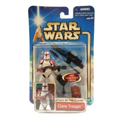 Star Wars Attack Of The Clones Clone Trooper Hasbro Nueva (Entrega Inmediata)