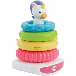 Pila De Aros Fisher Price De Unicornio Juguete Bebe Niña (Entrega Inmediata)