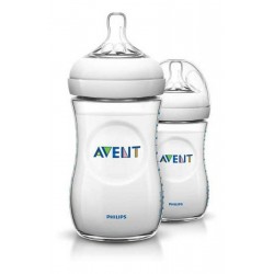 Avent Set De Teteros X 2 Unidades De 9 Onzas Natural 1m+ (Entrega Inmediata)