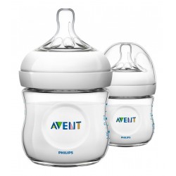 Teteros Biberon Avent Natural 4oz X 2 Recien Nacidos 0m (Entrega Inmediata)