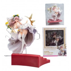 Super Sonico 10th Anniversary Vestido De Boda Figura En Caja (Entrega Inmediata)