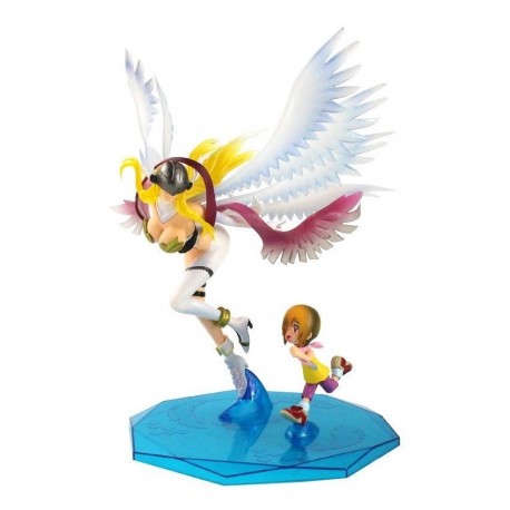 Digimon Yagami Hikari & Angewomon Figura En Caja (Entrega Inmediata)