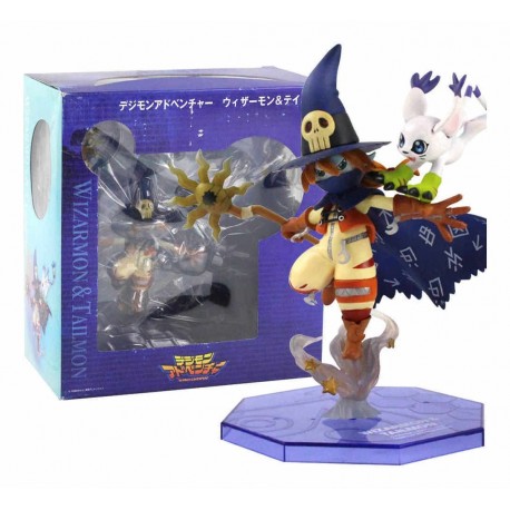 Digimon Wizarmon & Tailmon Figura En Caja (Entrega Inmediata)