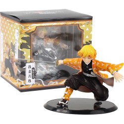 Kimetsu No Yaiba Demon Slayer Zenitsu Agatsuma Figura En Caj (Entrega Inmediata)