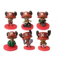 Figura Chopper One Piece Set X6 + Obsequio (Entrega Inmediata)