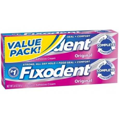 Adhesivo Fixodent Para Dentadura Postiza Envio Ya (Entrega Inmediata)