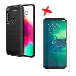 Estuche Forro Motorola G8 Play + Vidrio 2d Templado (Entrega Inmediata)