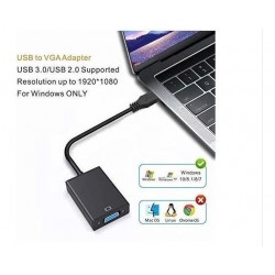 Cable Convertidor Usb 3.0 A Vga Video (Entrega Inmediata)