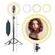 Tripode Extensible Aro De Luz Regulador De Tono Selfie +envi (Entrega Inmediata)