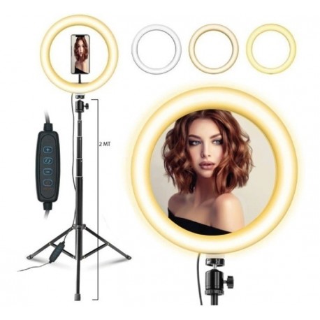 Tripode Extensible Aro De Luz Regulador De Tono Selfie +envi (Entrega Inmediata)