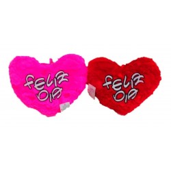 Peluche Cojin Corazon Te Amo 25 X 23cm (Entrega Inmediata)
