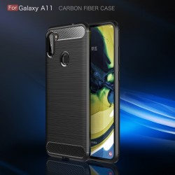 Estuche Funda Protector Fibra De Carbono Samsung A11 (Entrega Inmediata)