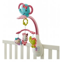 Fisher Price Móvil Musical 3en1 Amigos De La Naturaleza Rosa (Entrega Inmediata)