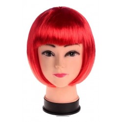 Peluca Corta Roja (Entrega Inmediata)